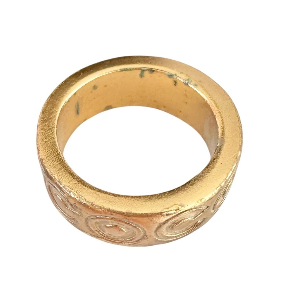 CHANEL Gold COCO Ring - Picture 7 of 8